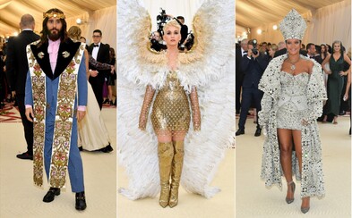 Andělská křídla Katy Perry nebo biskupské roucho Rihanny. Prohlédni si nejlepší outfity celebrit z letošního Met Gala Andělská křídla Katy Perry nebo biskupské roucho Rihanny. Prohlédni si nejlepší outfity celebrit z letošního Met Gala