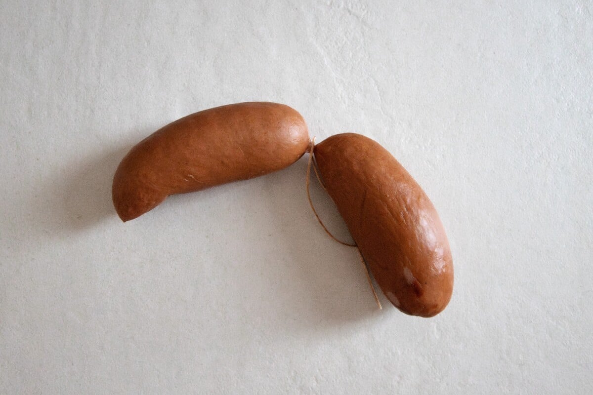 test špekáček párek
