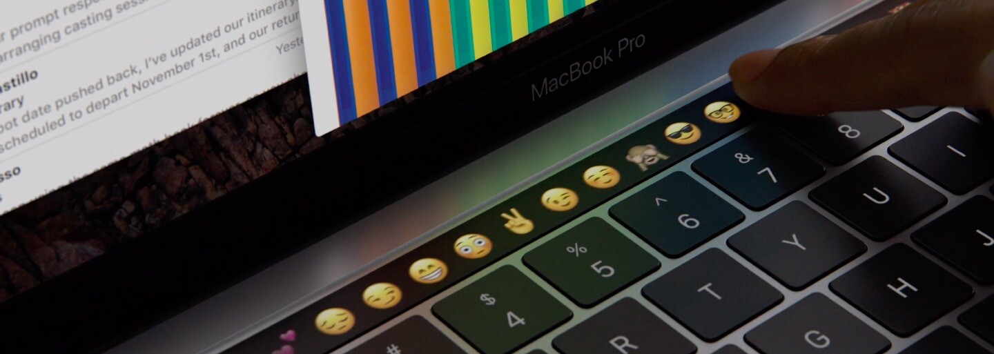 Apple vie, kde je najlepšia kvalita. OLED displeje pre nový MacBook Pro a jeho Touch Bar vyrába Samsung