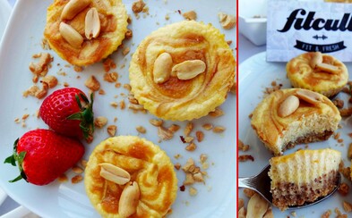 Arašidové "cheesecake" košíčky s tvarohovou plnkou ťa svojou chuťou dostanú! (Recept) Arašidové "cheesecake" košíčky s tvarohovou plnkou ťa svojou chuťou dostanú! (Recept)