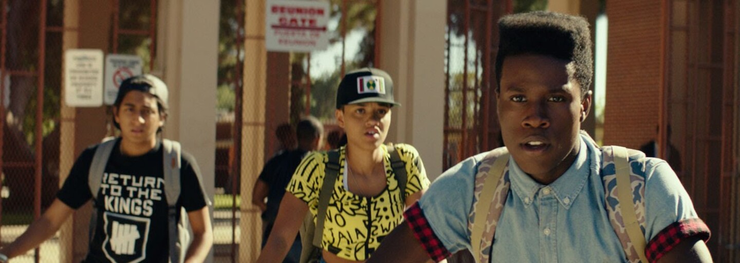 A$AP Rocky osobně představuje nový film Dope, na kterém se producentsky podílí i Pharrell Williams