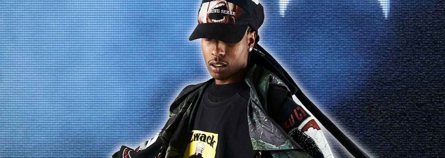 Takto vypadá A$AP Rocky v pánských šatech ze společné kolekce AWGE x Marine Serre