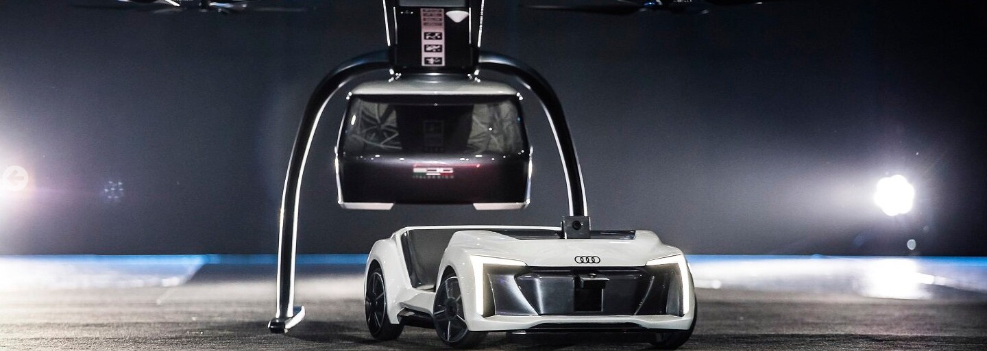 Audi a Airbus představily vlastní bezpilotní dron fungující jako taxi