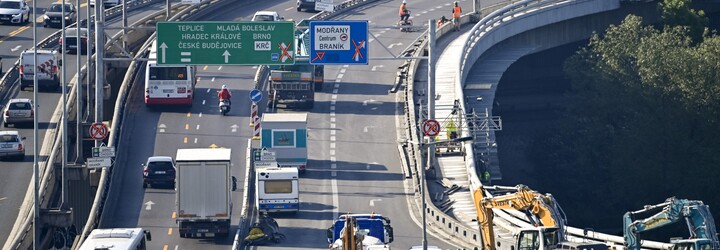 Oprava Barrandovského mostu v Praze začala, první den výrazné komplikace nepřinesl