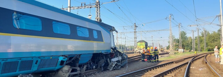 Pendolino se v Bohumíně srazilo s posunovaným vozem, strojvedoucí nepřežil
