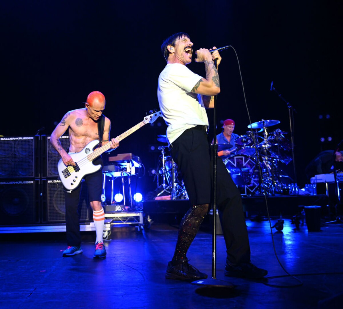 Americká kapela Red Hot Chili Peppers.