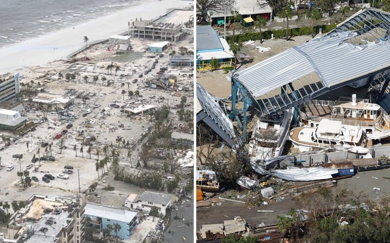 FOTO: Takto vyzerá Florida po vyčíňaní hurikánu Ian. Prírodná katastrofa si vyžiadala smrť už najmenej 45 ľudí.