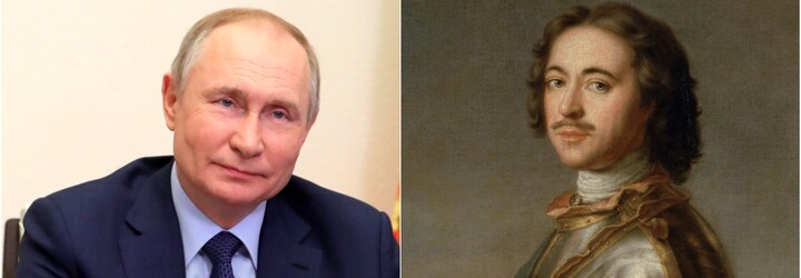 Vladimir Putin se přirovnal k caru Petru Velikému