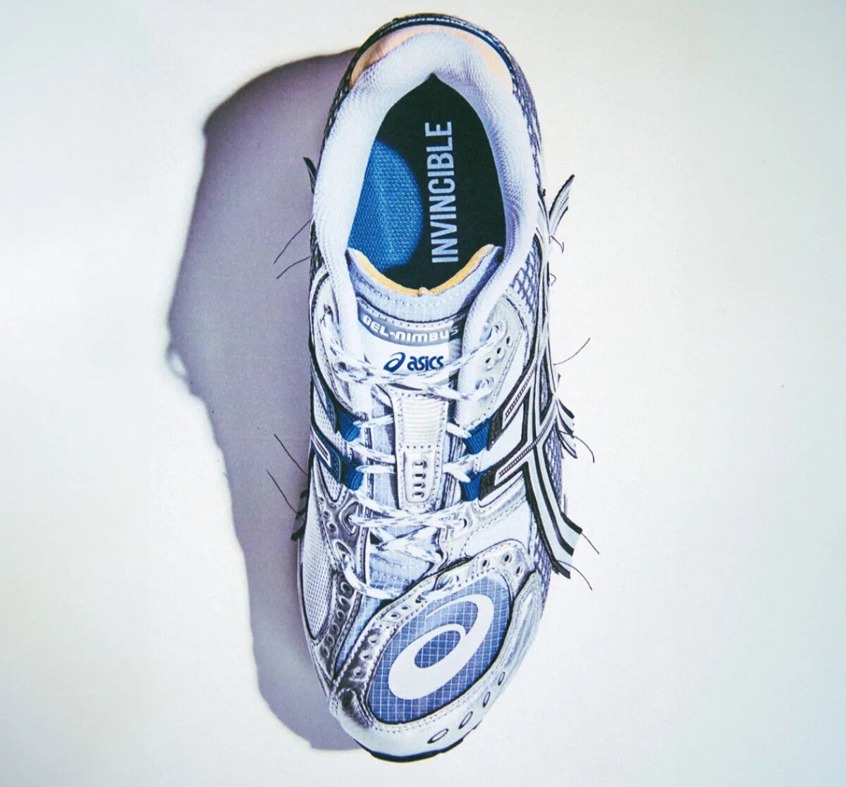 Asics Gel-Nimbus 10.1 „HTTP 404 Blue“, INVICIBLE