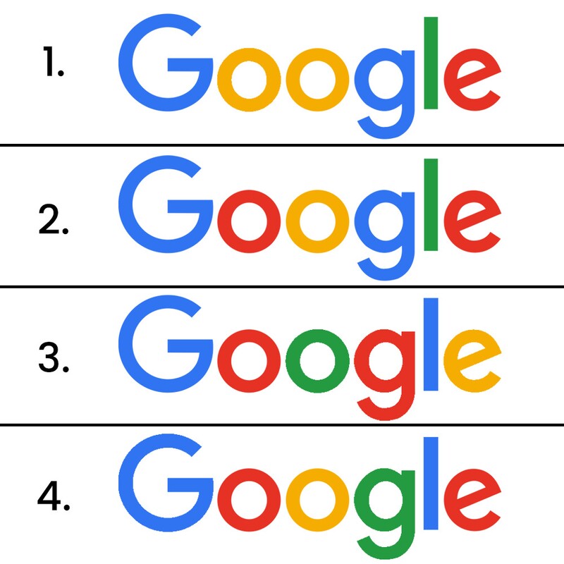 Ktorá z verzií loga Googlu je správna?