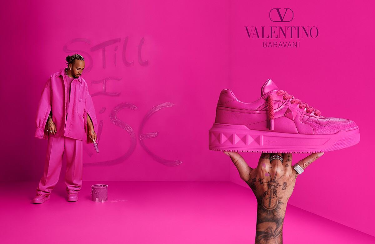 Valentino, pink pp, Zendaya, Lewis Hamilton