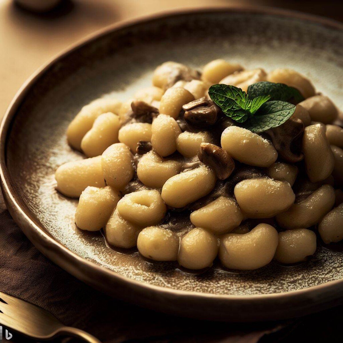 Houbové gnocchi