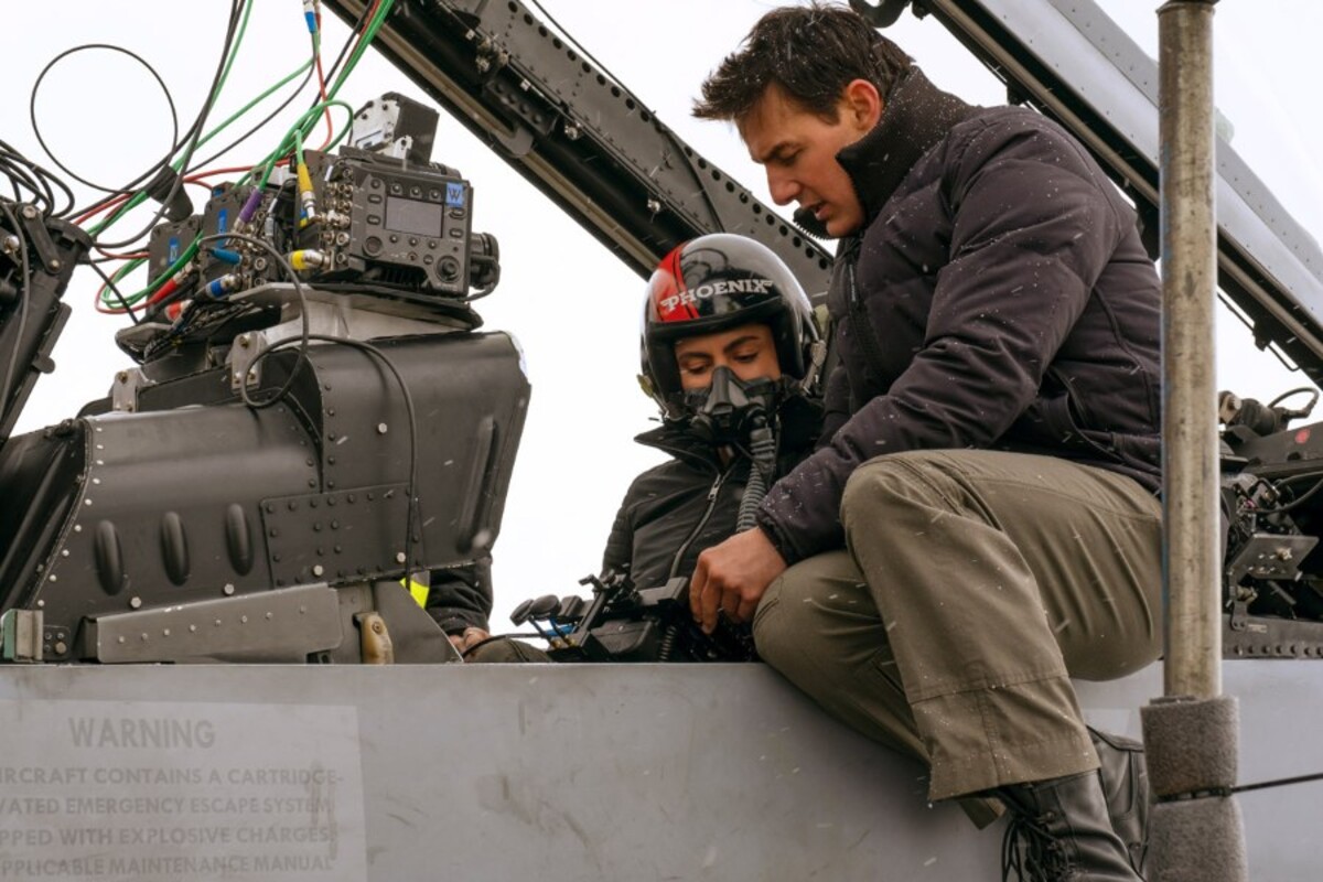 ako sa natáčal film Top Gun Maverick