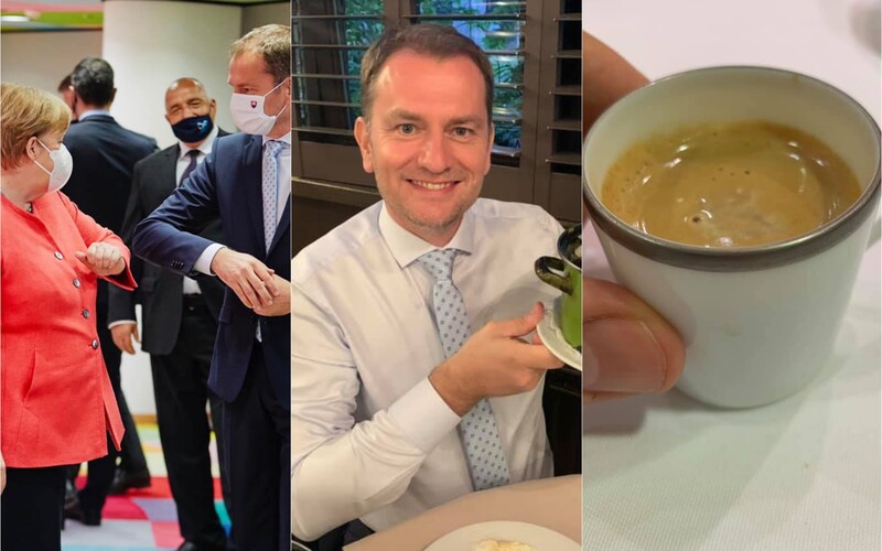Igor Matovič ukazuje mušle, kávu, informuje, že ide na pivo a hranolky. Čo vyvádza premiér v Bruseli a ako pokročili rokovania?