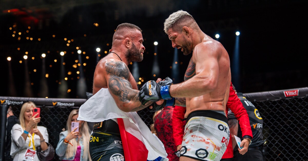 Karlos Vémola a Attila Végh se porvou o unikátní pás Oktagon Infinity. Podívej se, jak vypadá