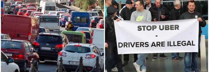Pražští taxikáři příští týden zablokují dopravu v hlavním městě. V žaludku jim leží UBER i primátorka Krnáčová