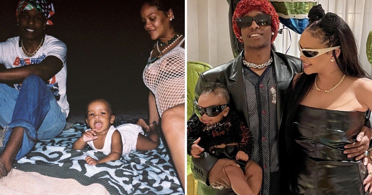 Rihanna a ASAP Rocky slaví první narozeniny svého syna. Na Instagramu zveřejnili rodinné fotografie
