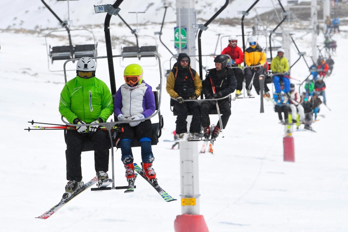 lyžovačka, lyžovanie, lyže