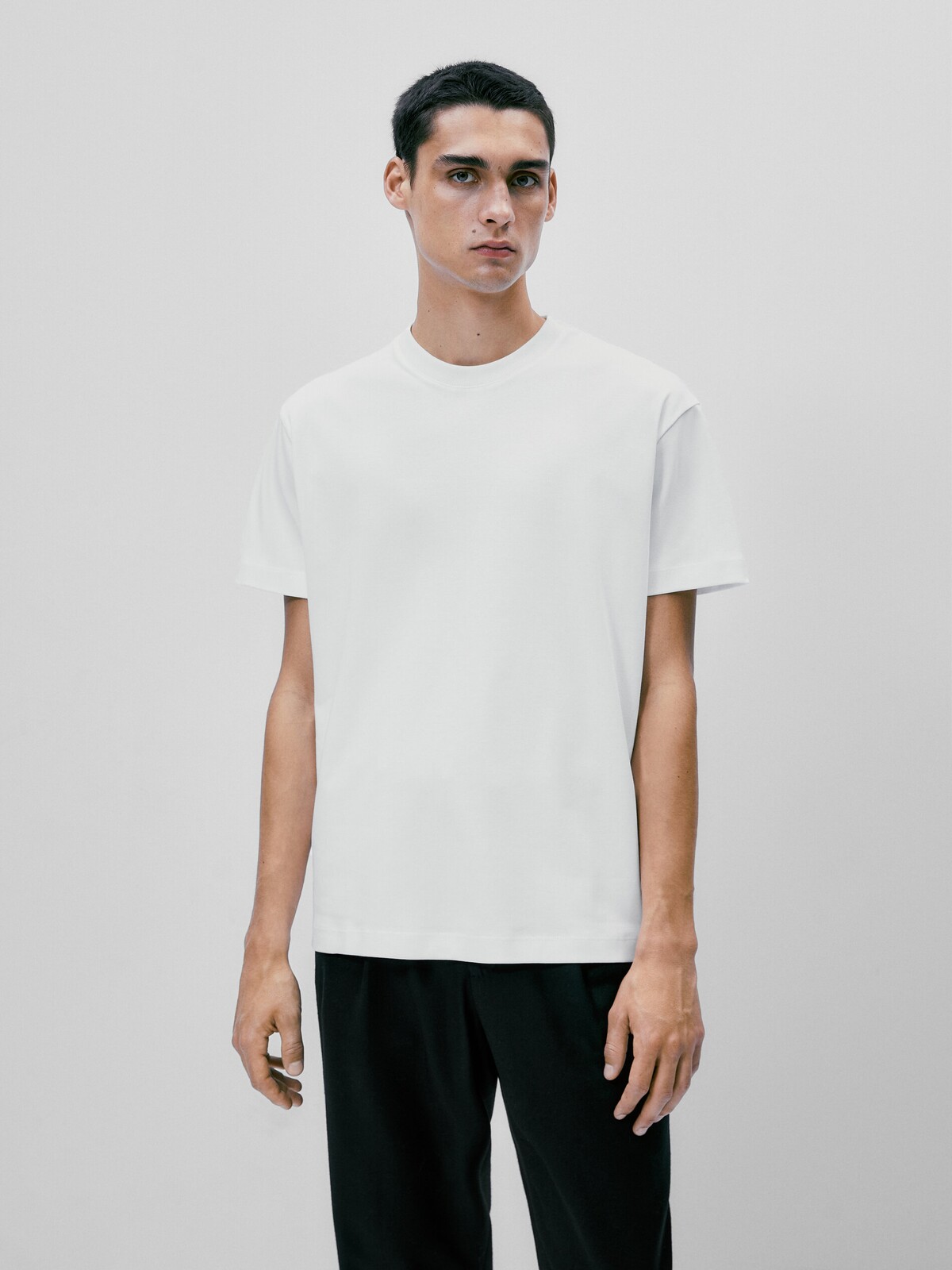 móda, biele tričko, oblečenie