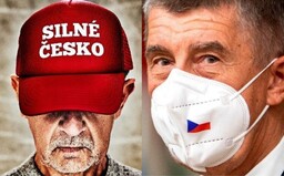 Babiš si po útoku na Kongres změnil profilovku. Trumpovskou čepici Silné Česko nahradil respirátorem