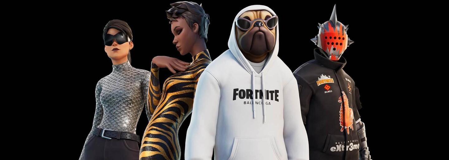 Balenciaga navázala spolupráci s videohrou Fortnite. Výsledkem jsou reálné i digitální módní modely