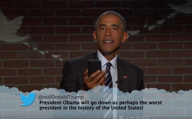 Barack Obama si u Jimmyho Kimmela vystrelil z Donalda Trumpa. Po druhýkrát čítal nepríjemné tweety Barack Obama si u Jimmyho Kimmela vystrelil z Donalda Trumpa. Po druhýkrát čítal nepríjemné tweety