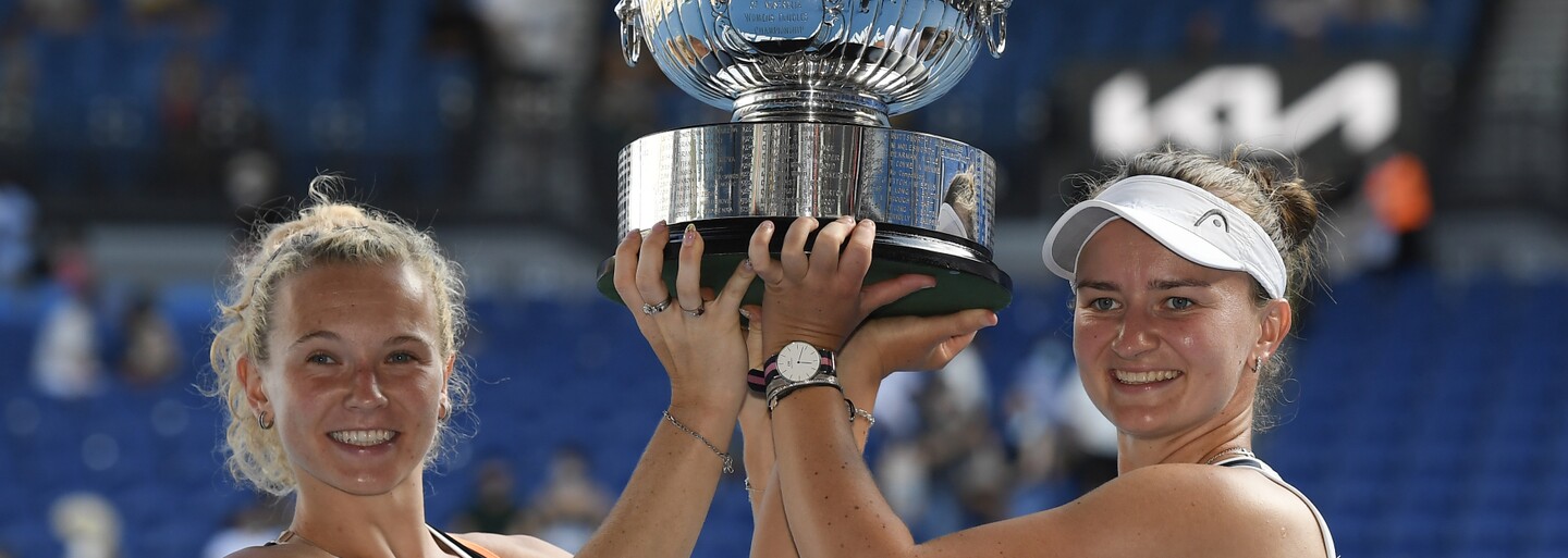 Barbora Krejčíková a Kateřina Siniaková vyhrály Australian Open