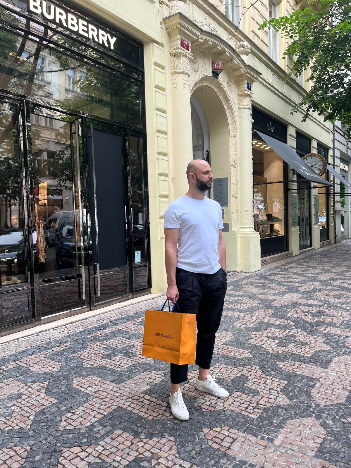 praha, móda, louis vuitton, gucci, parížská ulica