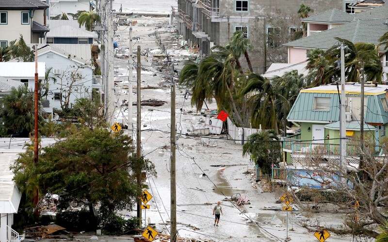Obrazem: Floridou se prohnal hurikán Ian, vyžádal si obrovské škody a ztráty na životech.