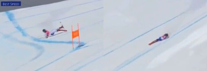 VIDEO: Obrovský krik a dlhý pád. Francúzska lyžiarka si pri páde roztrhla predný skrížený väz, zranený má aj stredný meniskus