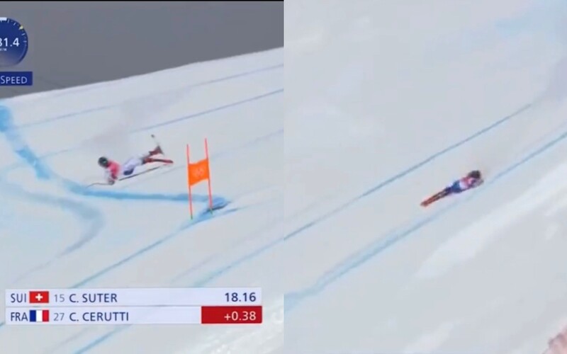VIDEO: Obrovský krik a dlhý pád. Francúzska lyžiarka si pri páde roztrhla predný skrížený väz, zranený má aj stredný meniskus.