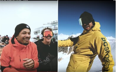 Ben Cristovao si užívá alpské svahy. Vrací se k angličtině a snowboardu Ben Cristovao si užívá alpské svahy. Vrací se k angličtině a snowboardu