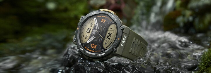 Novinka od Amazfit T-Rex 2 je jako stvořená pro všechny outdoor nadšence