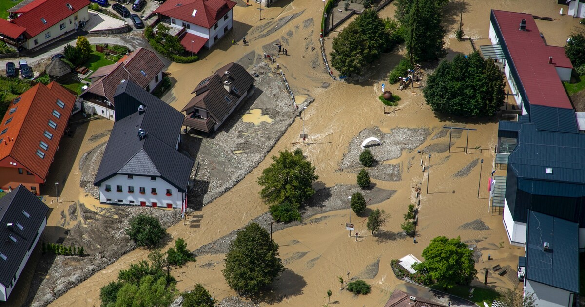FOTO: Takto vypadá největší přírodní katastrofa v historii Slovinska