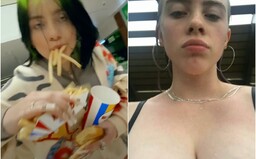 Billie Eilish odpovedá na kritiku, že má telo „matky-tridsiatničky, čo obľubuje víno“. V klipe sa napcháva hranolkami a donutom