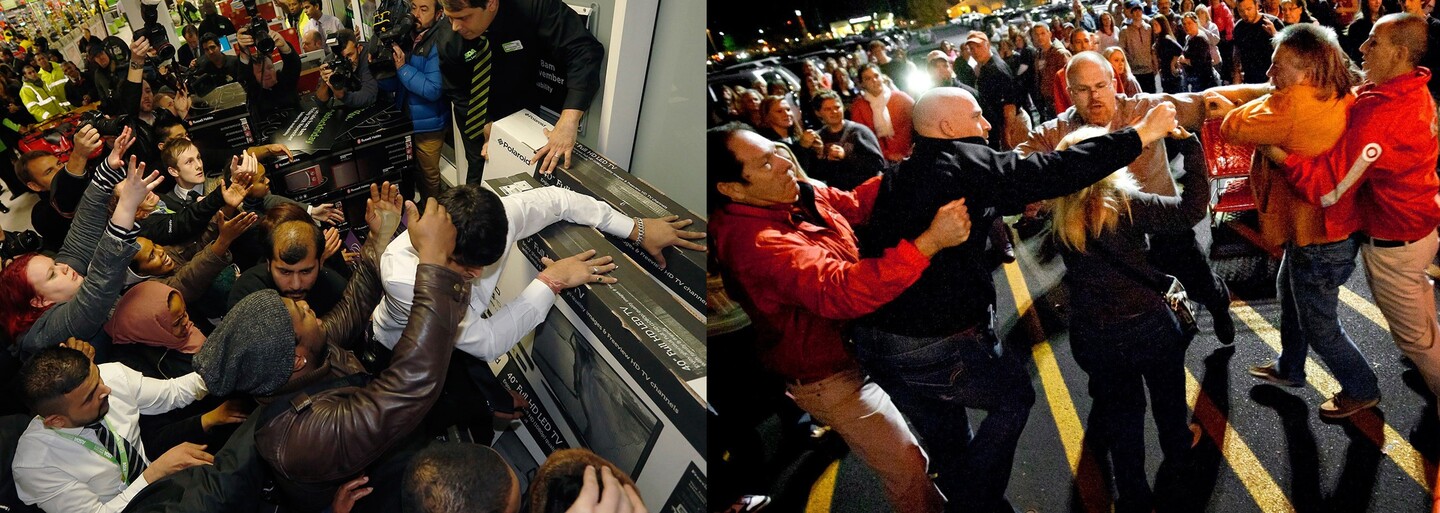 Black Friday: Mohutné slevy či zranění nakupující přicházejí i letos