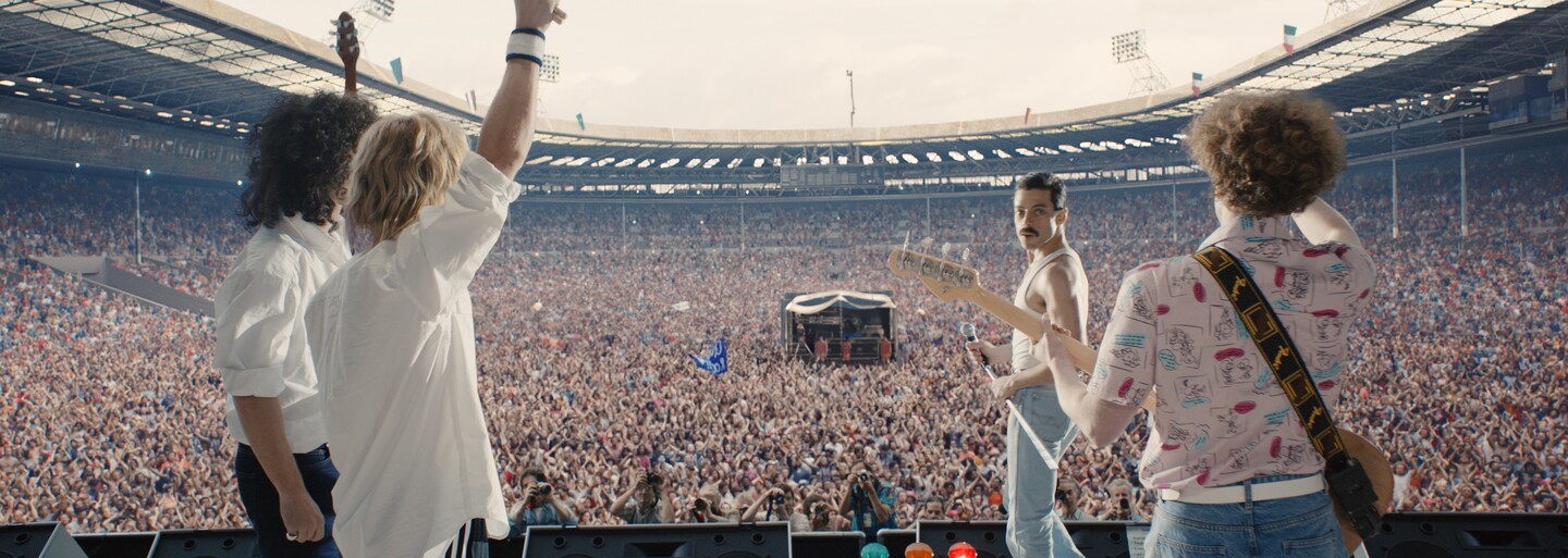Bohemian Rhapsody ukáže na Blu-ray celý 22 minútový záznam koncertu Live Aid s Ramim Malekom