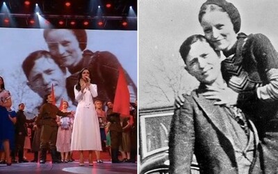 Bonnie a Clyde ako sovietski vojnoví veteráni? Rusi nechtiac ukázali ikonických amerických zlodejov na oslavách 9. mája