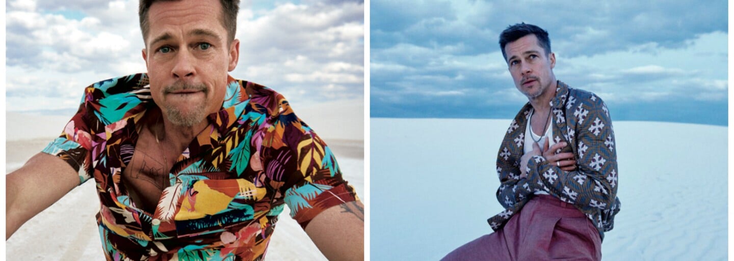 Brad Pitt neztratil nic ze svého šarmu ani po rozchodu s Angelinou Jolie. Záběry pro známý magazín jsou toho jasným důkazem