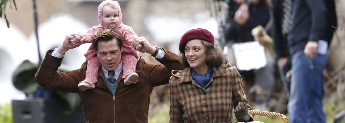 Brad Pitt se sice rozvádí s Angelinou, v napínavém válečném dramatu si však bere Marion Cotillard