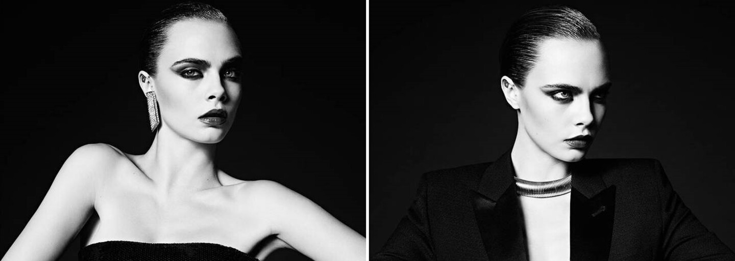 Britská kráska Cara Delevingne se po delší pauze vrací k modelingu prostřednictvím skvělých černobílých záběrů