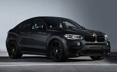 Brutálne BMW X6 M ako strach-naháňajúci black on black so 700 koňmi od Manhartu Brutálne BMW X6 M ako strach-naháňajúci black on black so 700 koňmi od Manhartu