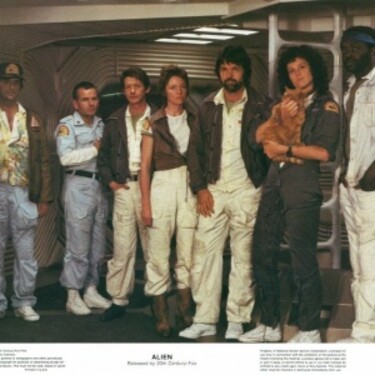 Ve kterém řádku je správně vypsáno 7 členů posádky vesmírné lodi ve filmu Vetřelec?