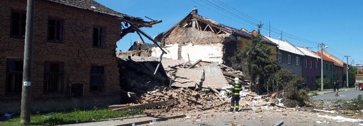 Na Prostějovsku vybuchl dům, policie zjišťuje okolnosti