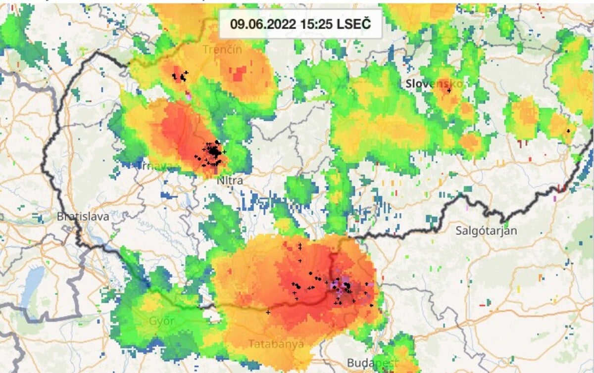 búrka, nitra, shmú, supercela