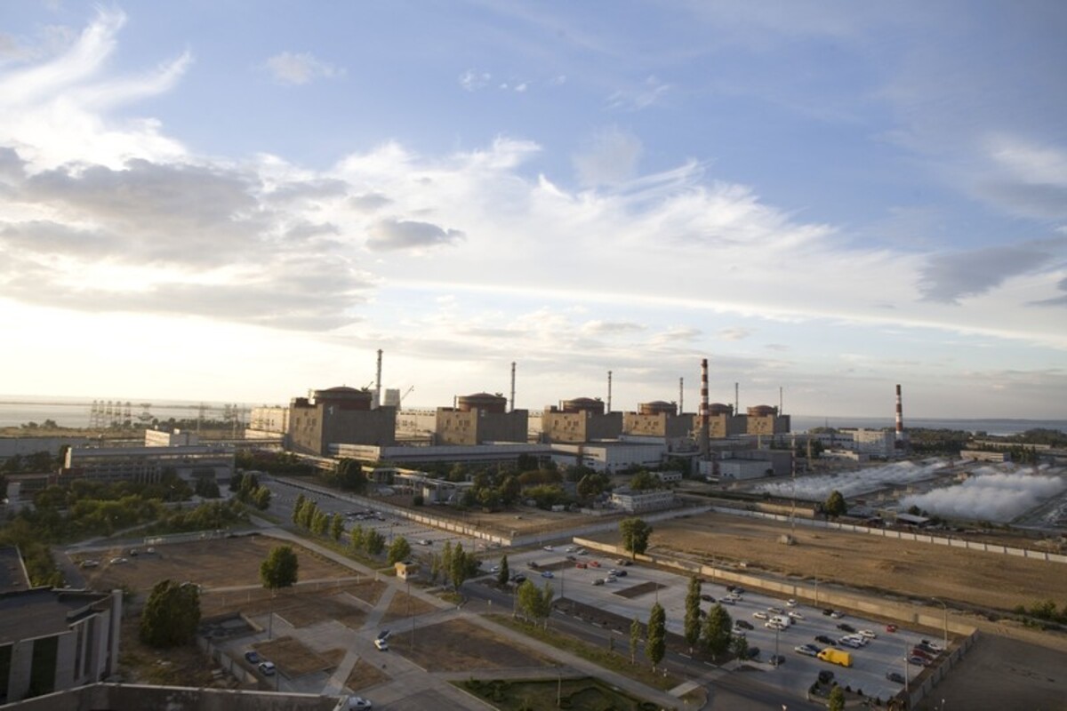 Ukrajinská jadrová elektráreň v Záporoží.