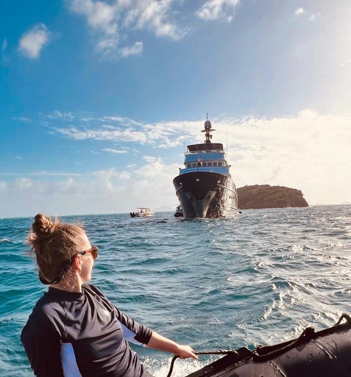 Stewardka Lenka luxusné jachty