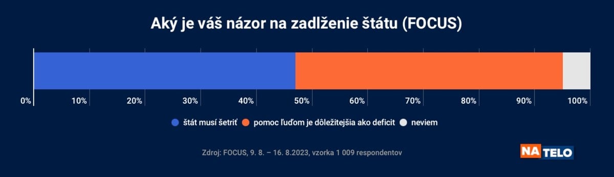 prieskum na telo šetrenie zadlžovanie dlh