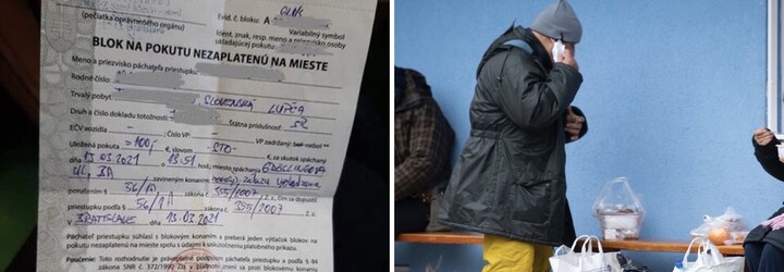 Muž na Slovensku dostal pokutu 100 eur za porušení zákazu vycházení přesto, že nemá domov. Policie případ prošetří