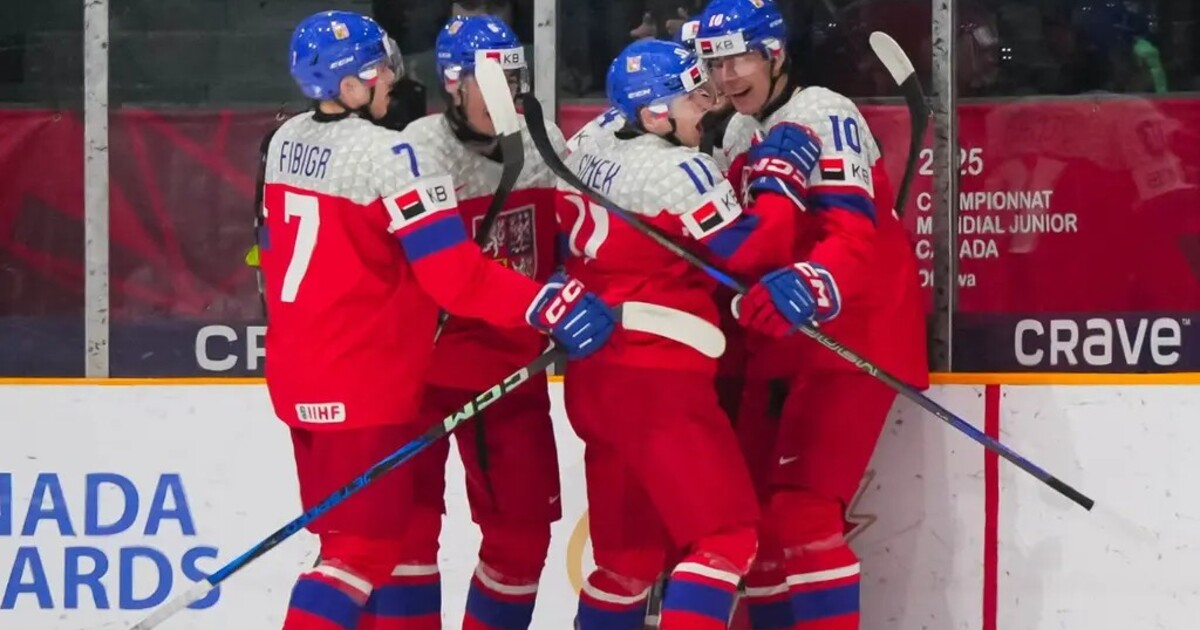 Češi zvládli derby se Slovenskem. Na letošním MS v hokeji juniorů zatím neprohráli